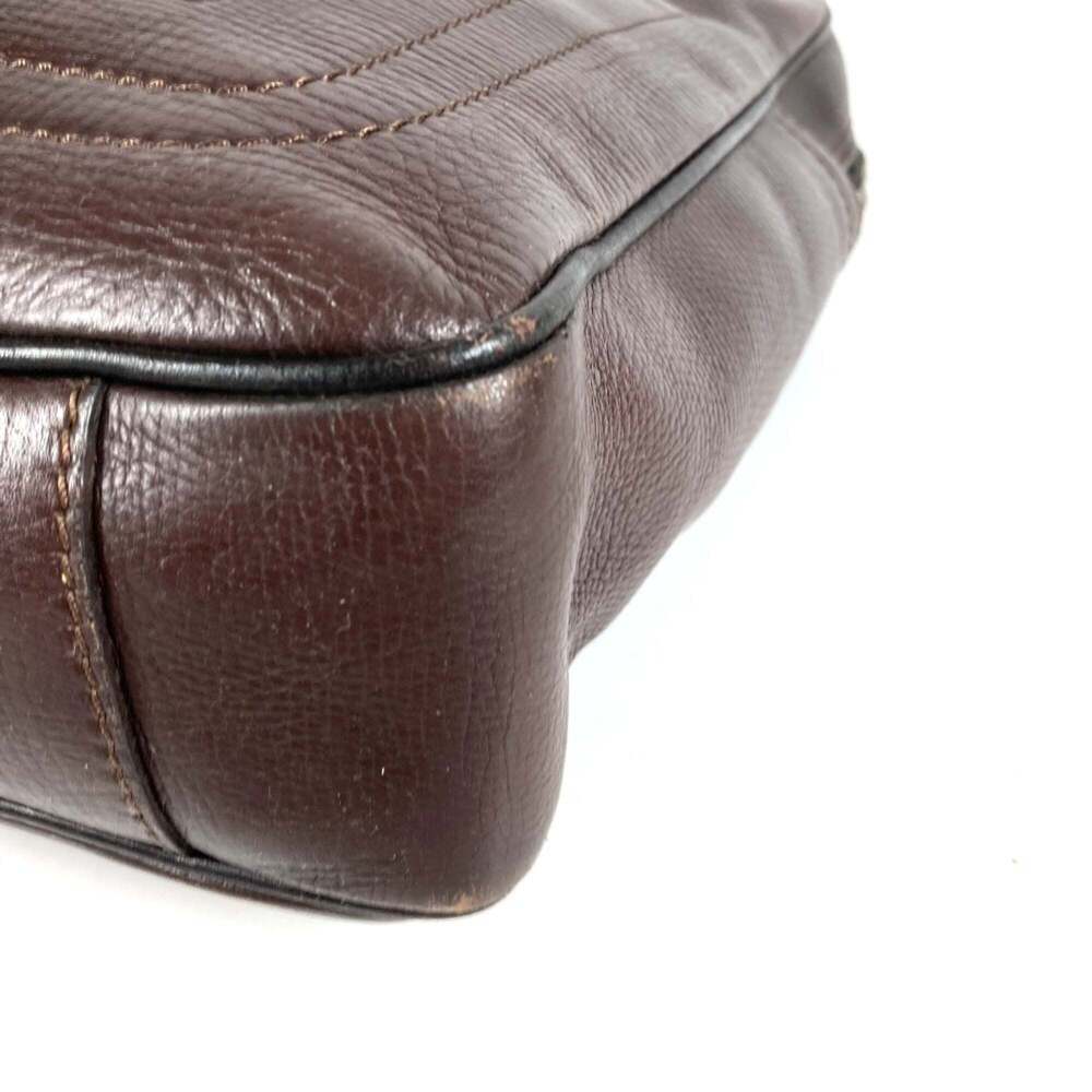 LOUIS VUITTON Authentic Brown Leather Tote Bag - Picture 5 of 16